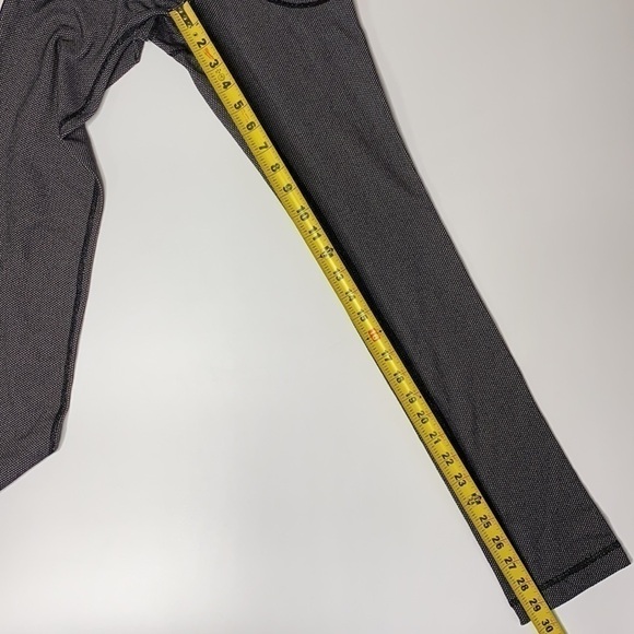 Lululemon Skinny Will Pant Pique Black White Size 4 - Picture 4 of 12